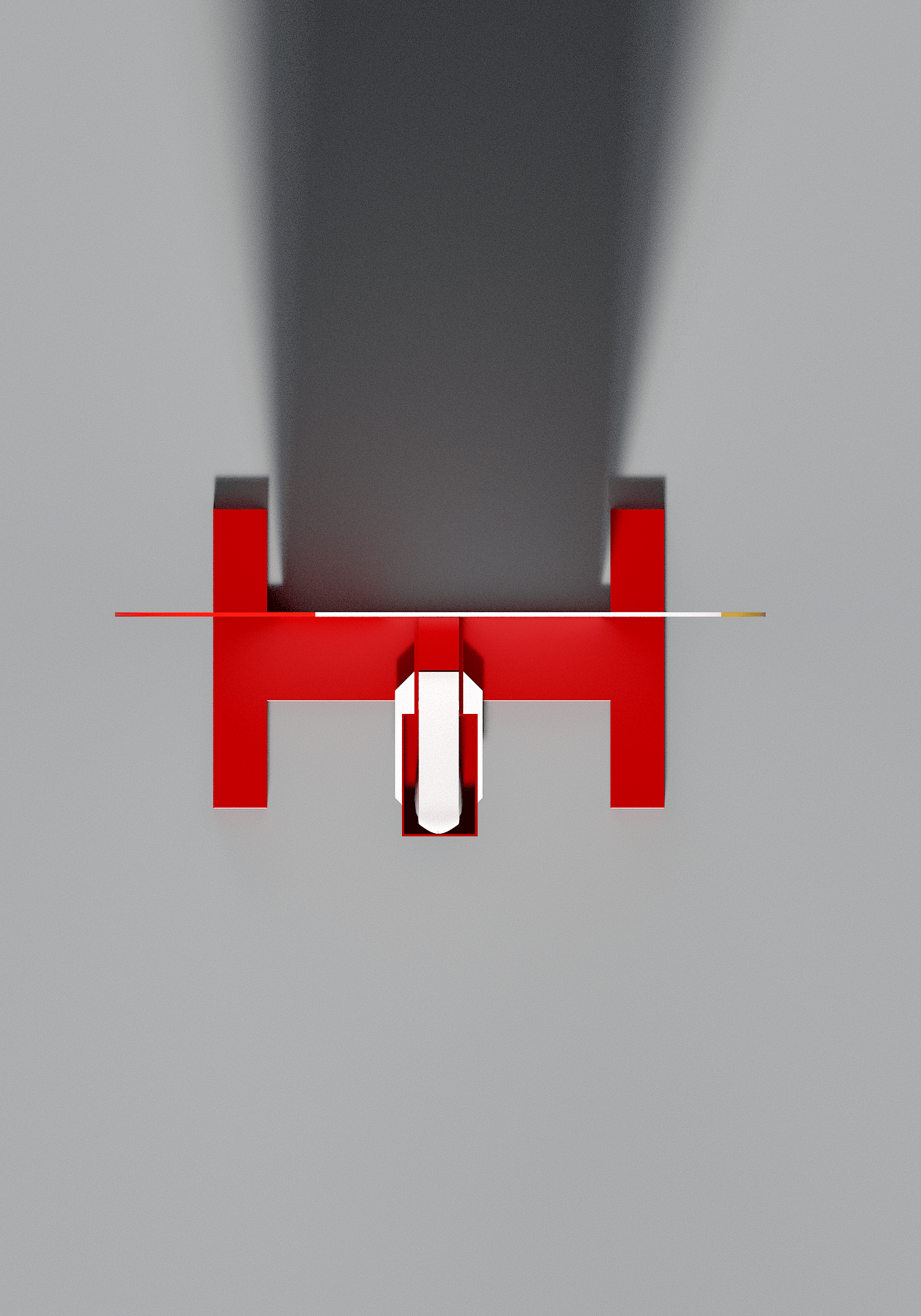 Foot operated sanitizer dispenser stand top view